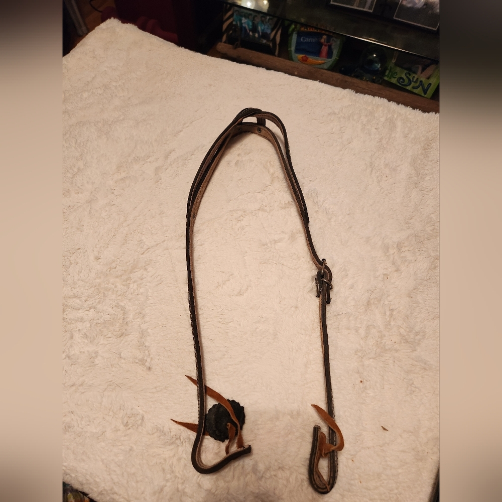 Horse headstall, handmade double ear
